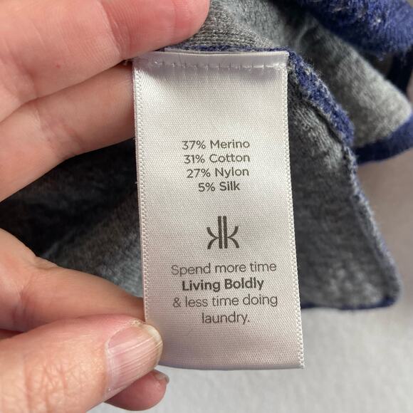 Krimson Klover Blue Hooded Sweater Size XS - Picture 4 of 6